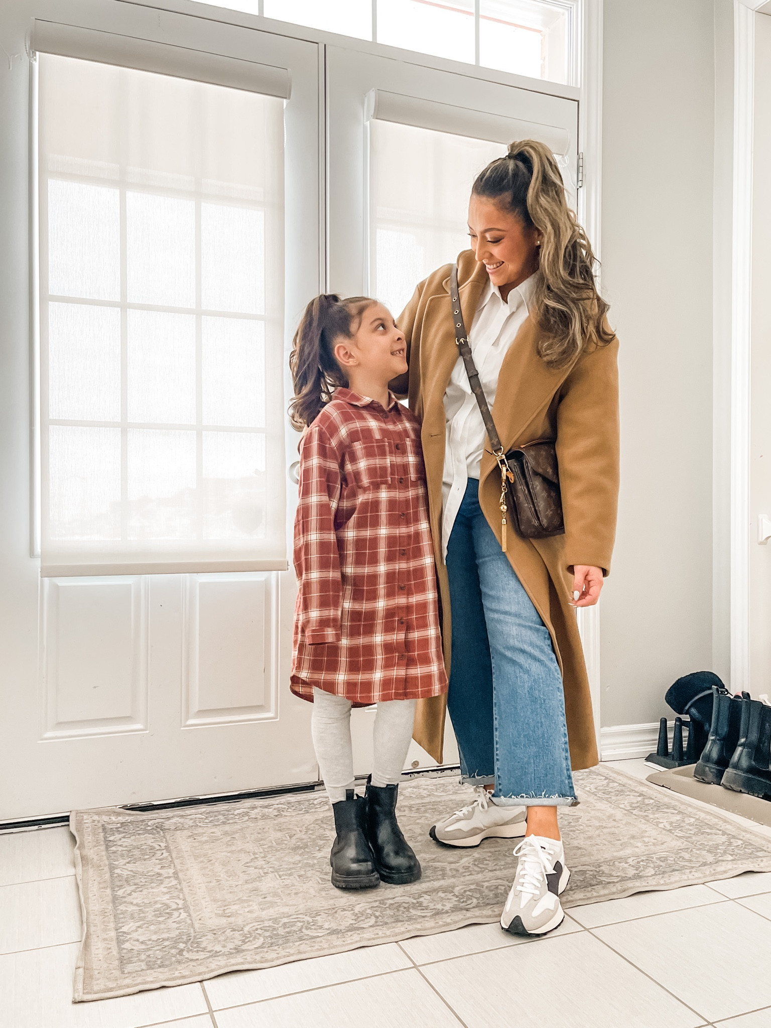 Spring outfit and new jeans ! These are the Madewell kick out cropped flare 
And the fit it fab for us thicker tummy mommies
Size 30 
Paired it with a white button up from dynamite 

#LTKFind #LTKcurves #LTKfamily