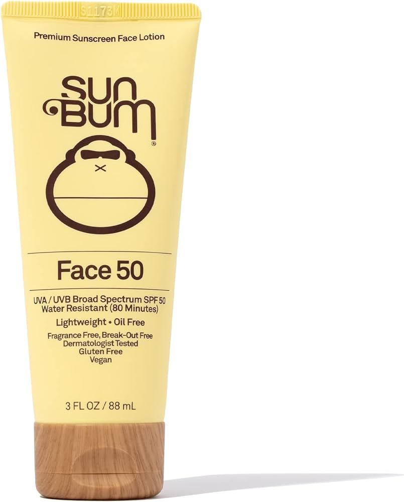 Sun Bum Original SPF 50 Sunscreen Face Lotion | Vegan and Reef Friendly (Octinoxate & Oxybenzone ... | Amazon (US)