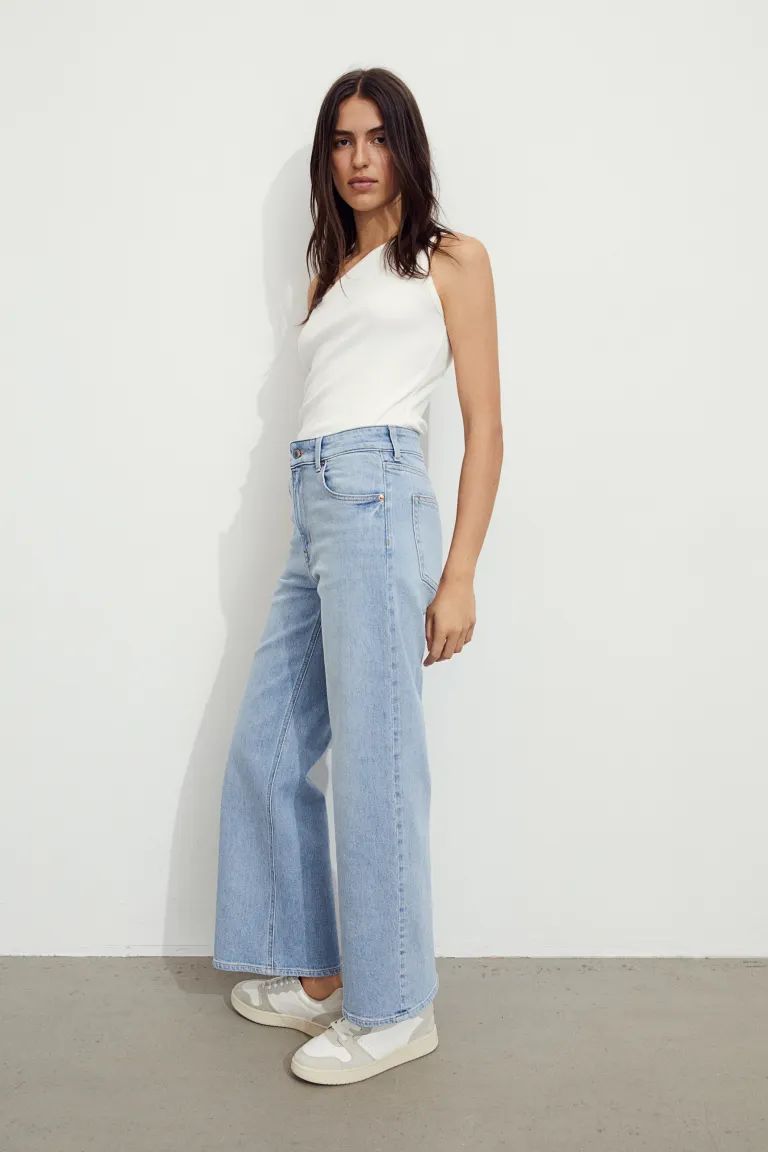 Wide High Jeans | H&M (US + CA)