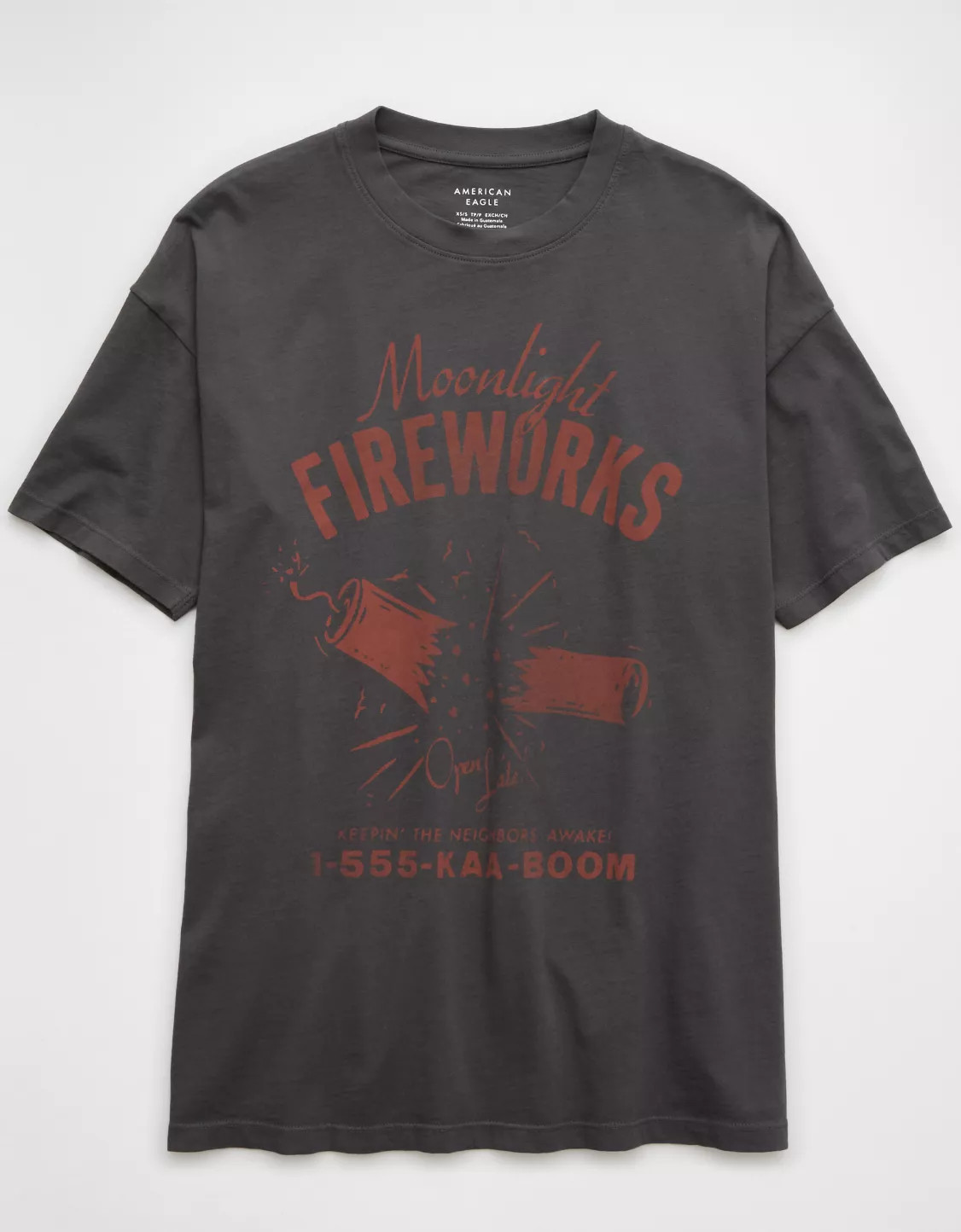 AE Oversized Americana Graphic T-Shirt | American Eagle Outfitters (US & CA)