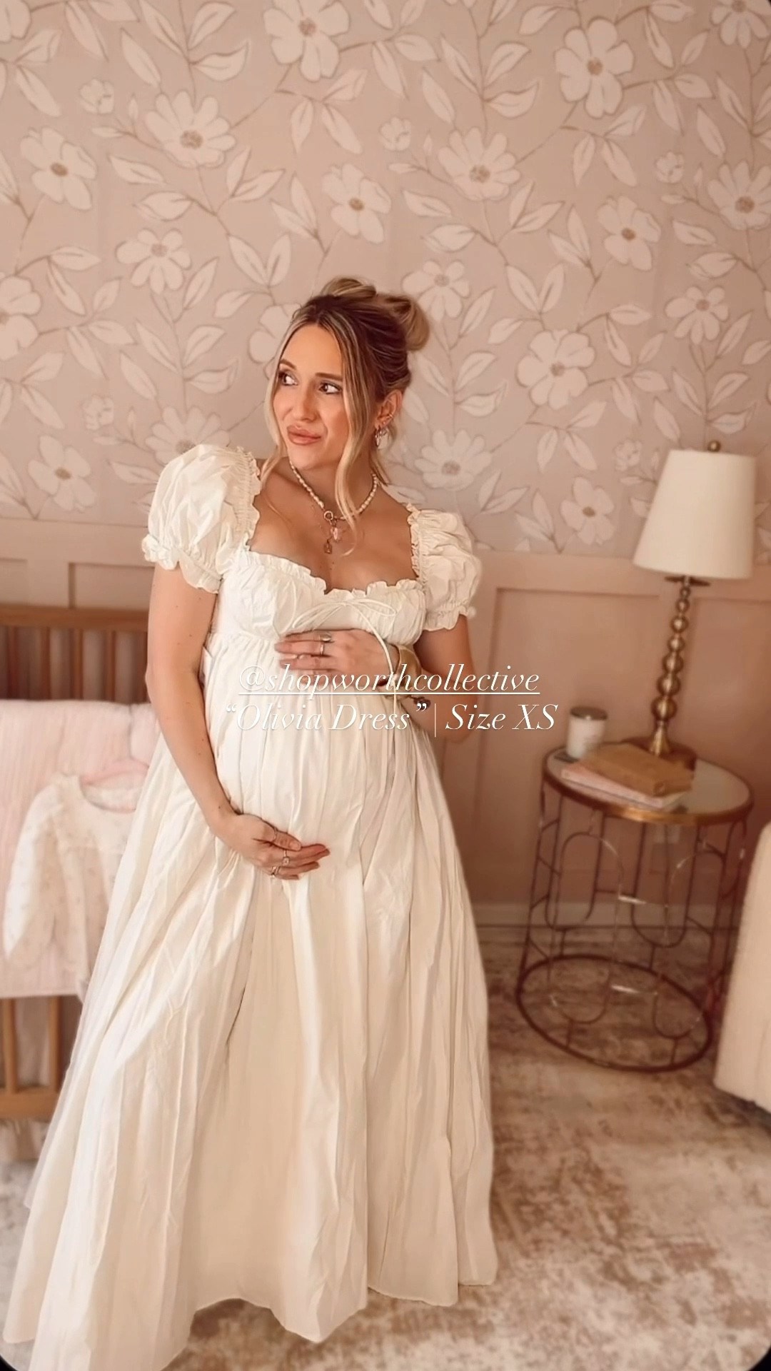 A beautiful bump friendly maxi dress 100% cotton from worth collective | size XS! 

#LTKBump #LTKValentine #LTKootd