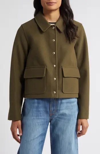 Sam Edelman Crop Utility Jacket | Nordstrom | Nordstrom
