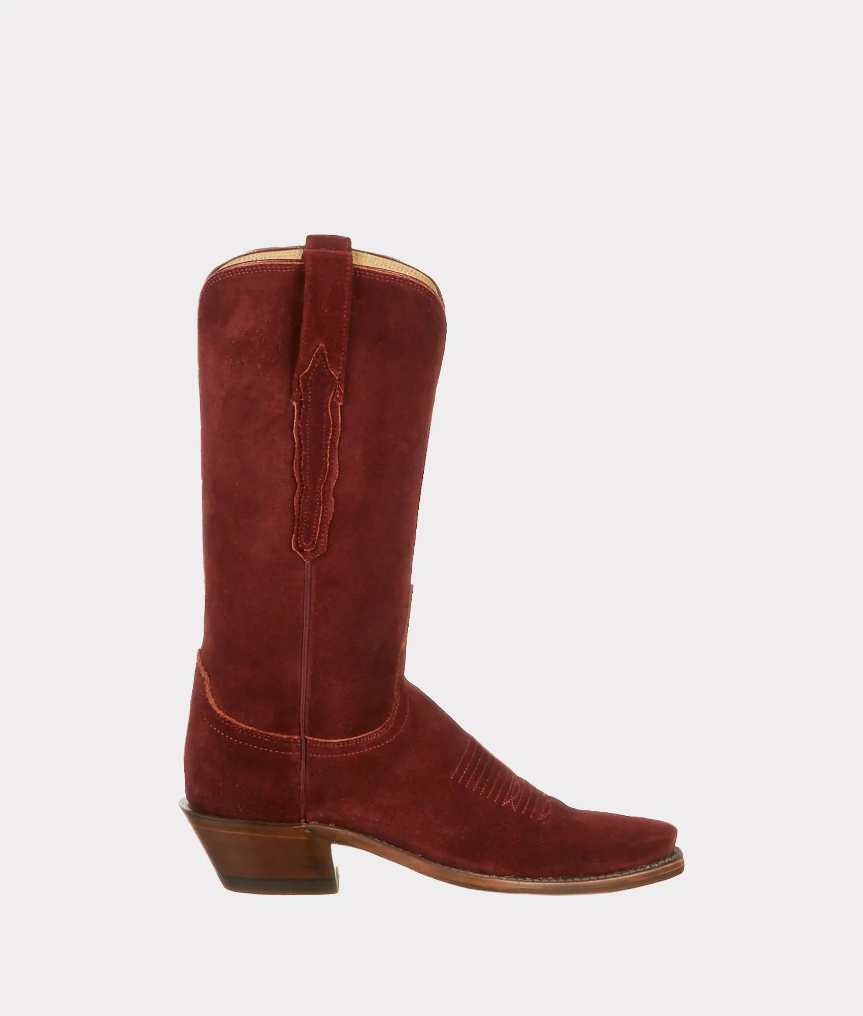Eleanor :: Burgundy 6.5 / B / 5 + 4 | Lucchese Bootmaker