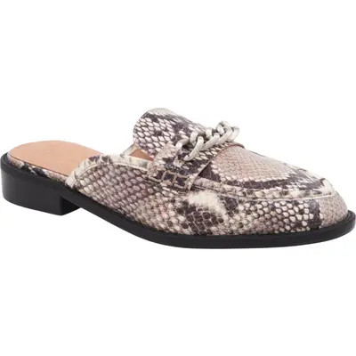 André Assous x Bre Tiesi Ruby Loafer Mule in Python Leather at Nordstrom, Size 5.5 | Nordstrom