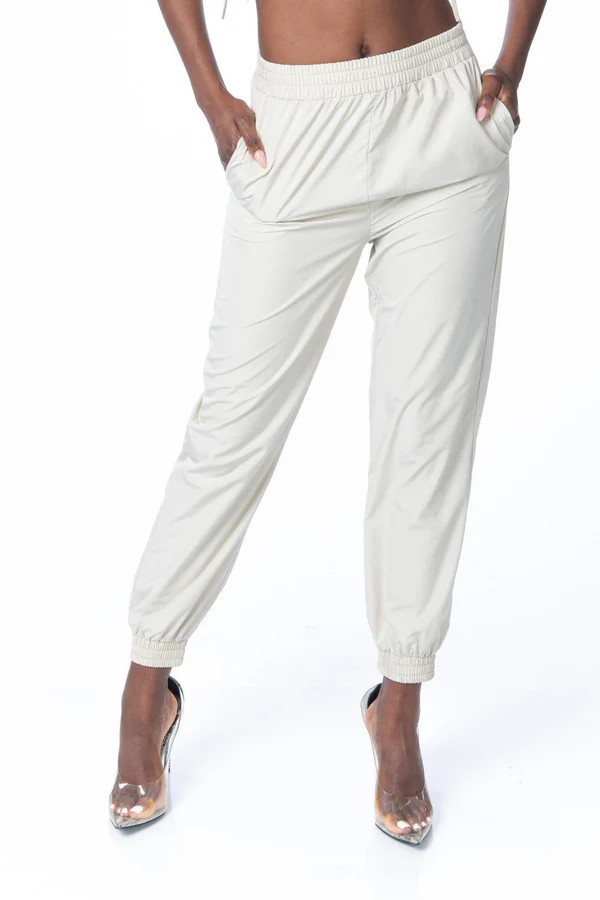 Westwood Beige Joggers | Hypeach Boutique