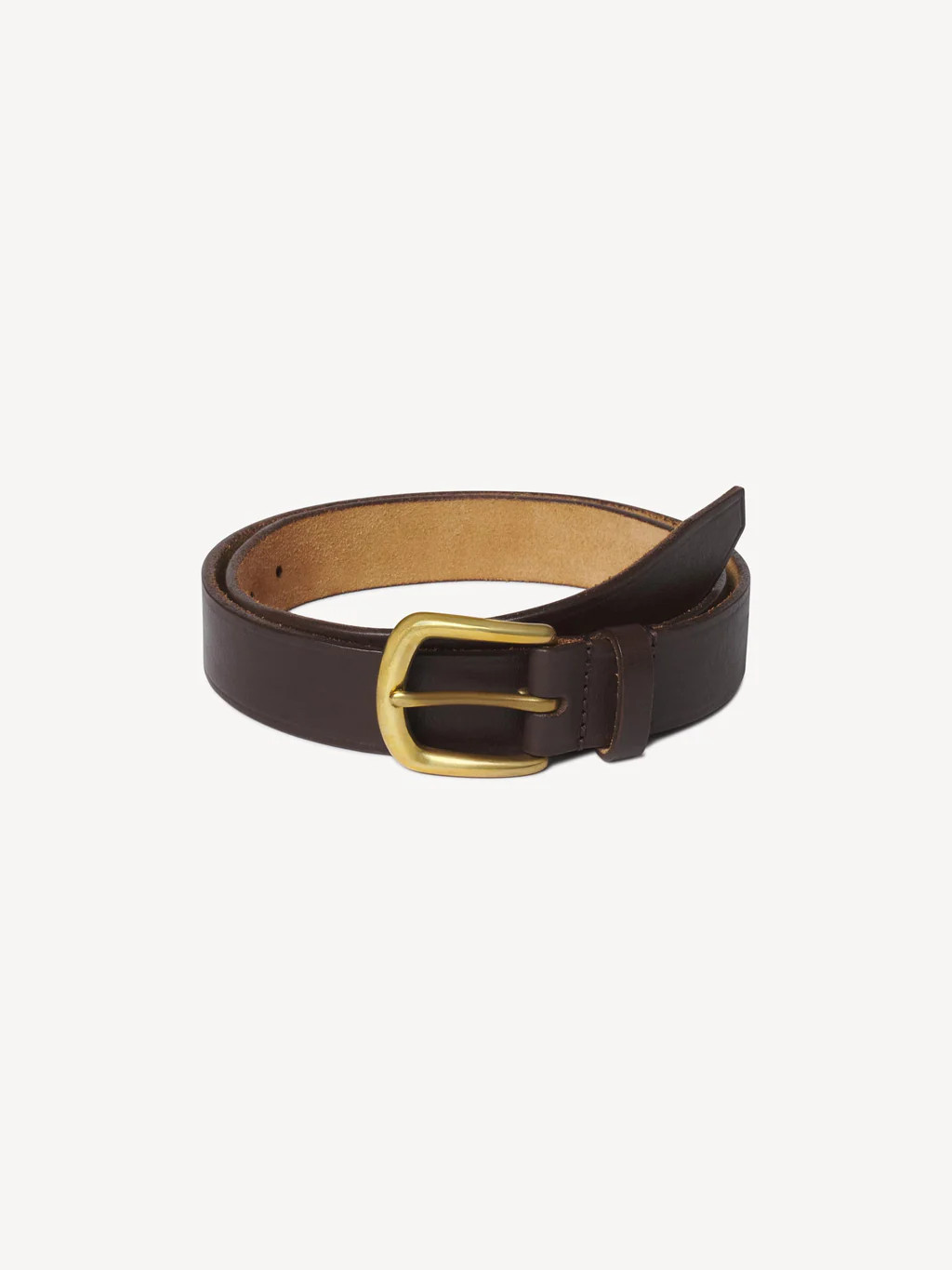 Brown Pull-Up Leather Standard Belt - Buck Mason- Modern American Classics | Buck Mason