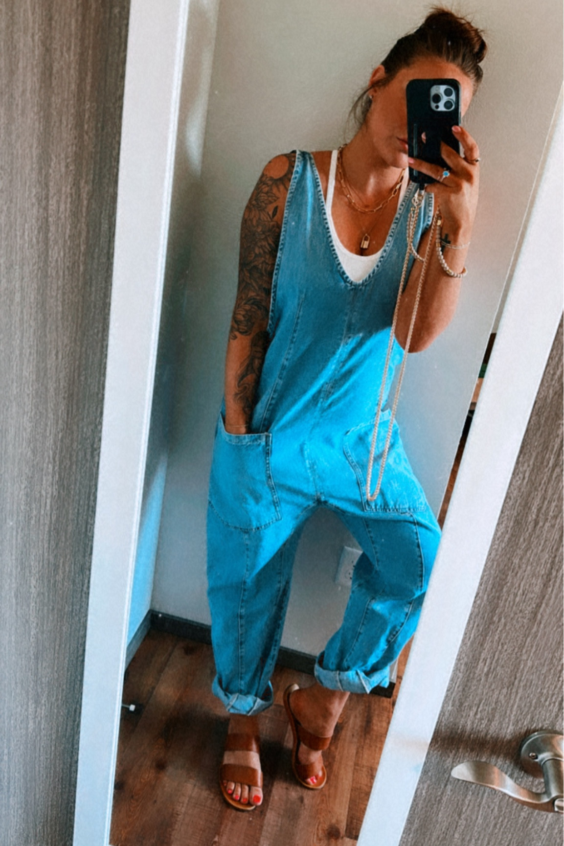 Size M in jumpsuit, size M/L in bralette 

#LTKU