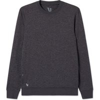 Vuori Ponto Performance Crew Neck Shirt | Charcoal Heather | Small | Vuori Clothing (US & Canada)