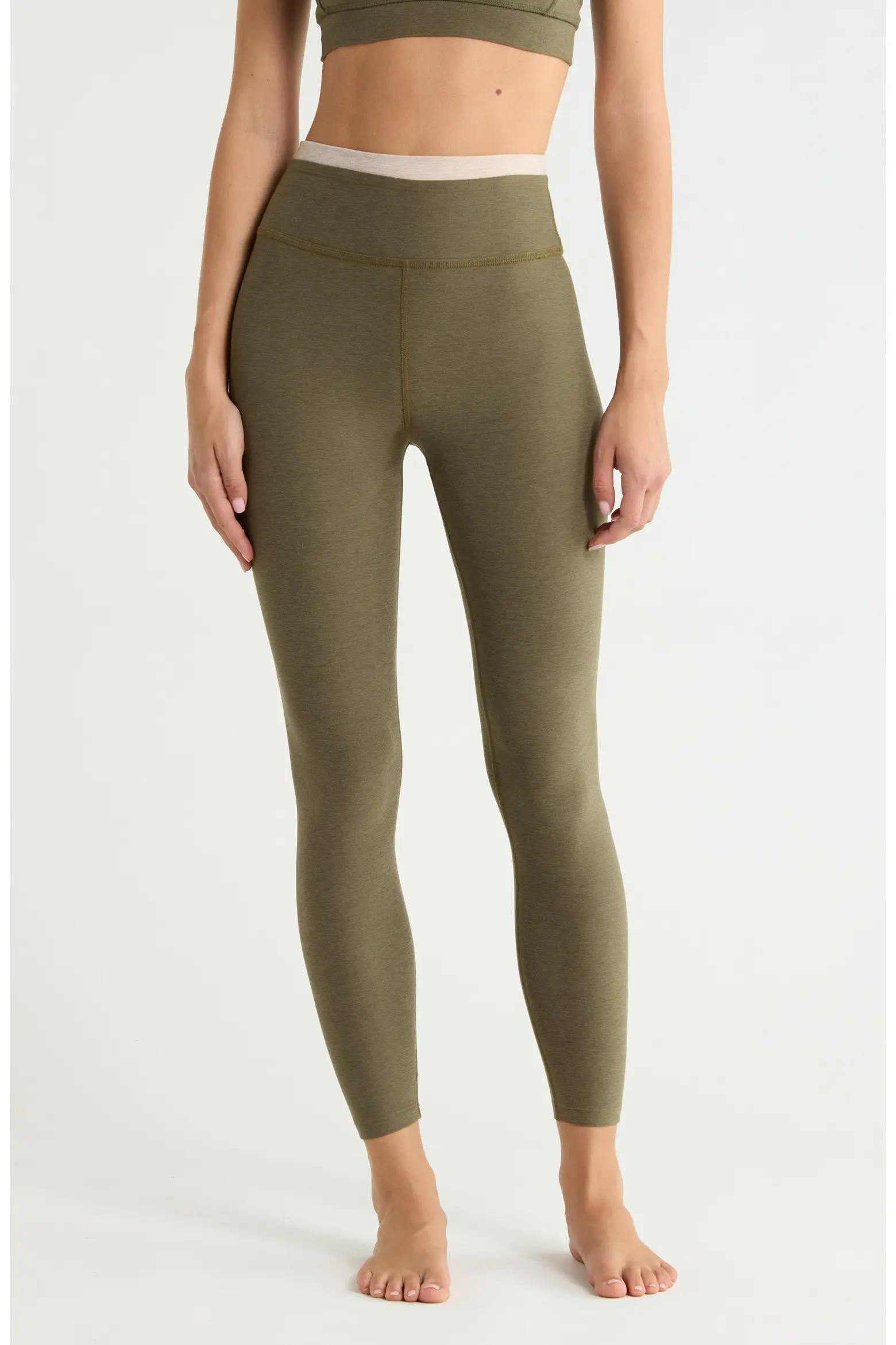 Space Dye High Waist Midi Leggings (Women) | Nordstrom | Nordstrom