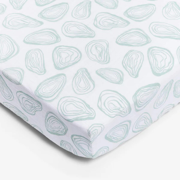 Crib Sheet - Oyster | Agave | Lewis