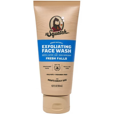 DR. SQUATCH Men's Natural  Face Wash - Fresh Falls - 4oz | Target