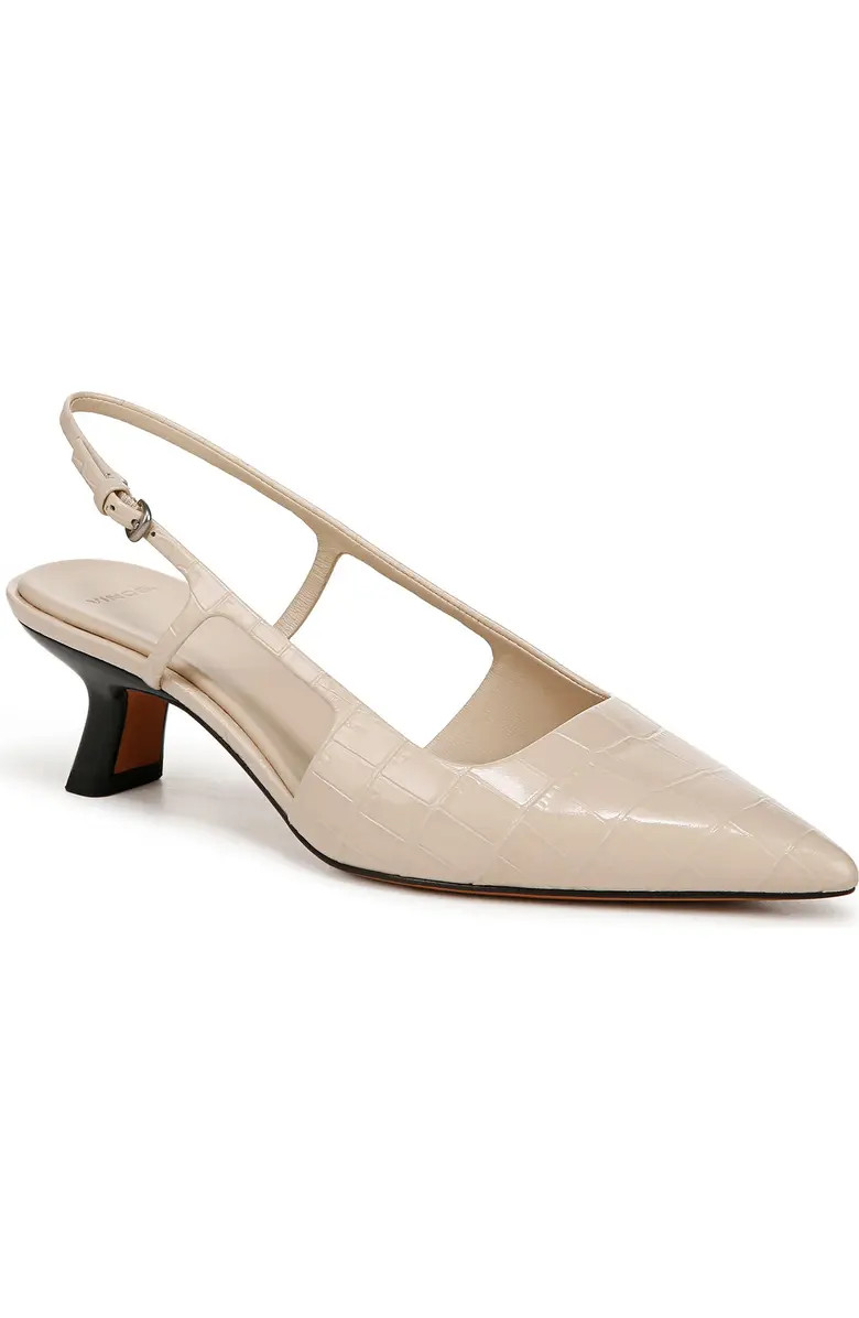Vince Bianca Pointed Toe Slingback Pump (Women) | Nordstrom | Nordstrom
