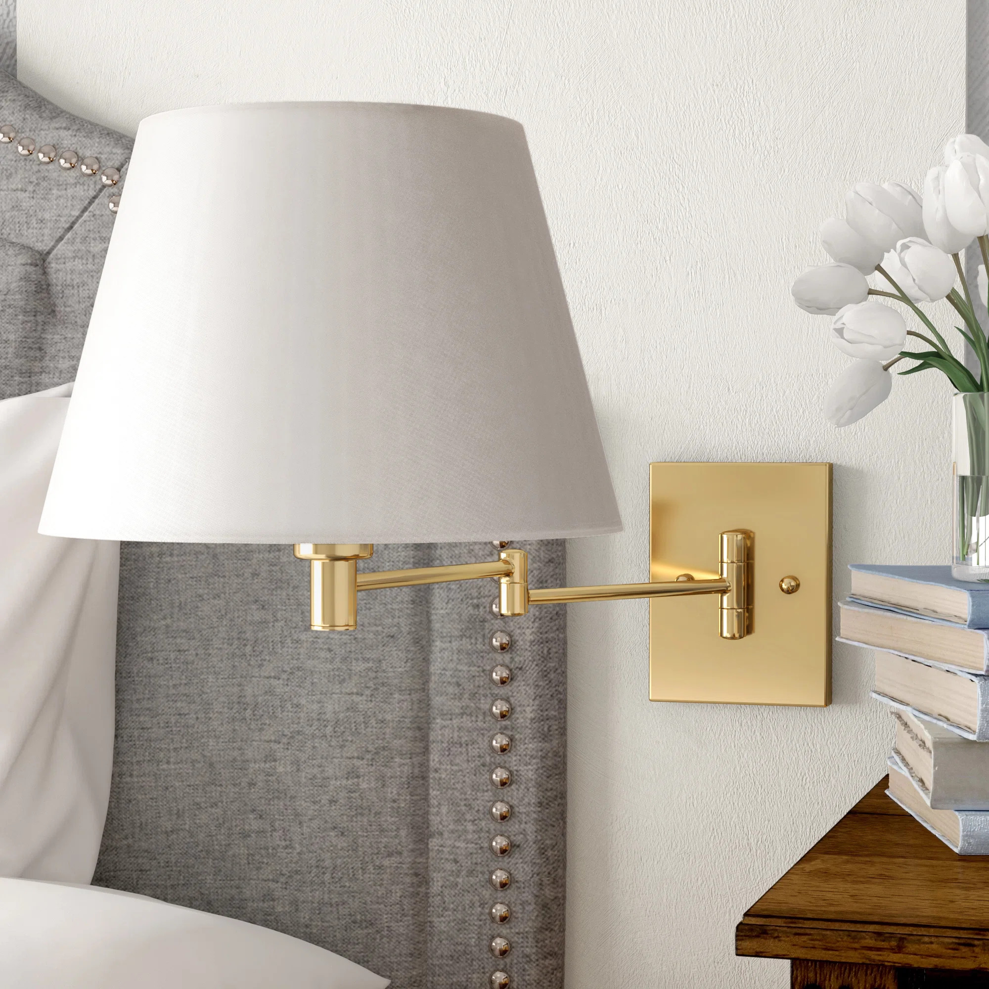 Clarinda Steel Swing Arm Sconce | Wayfair North America