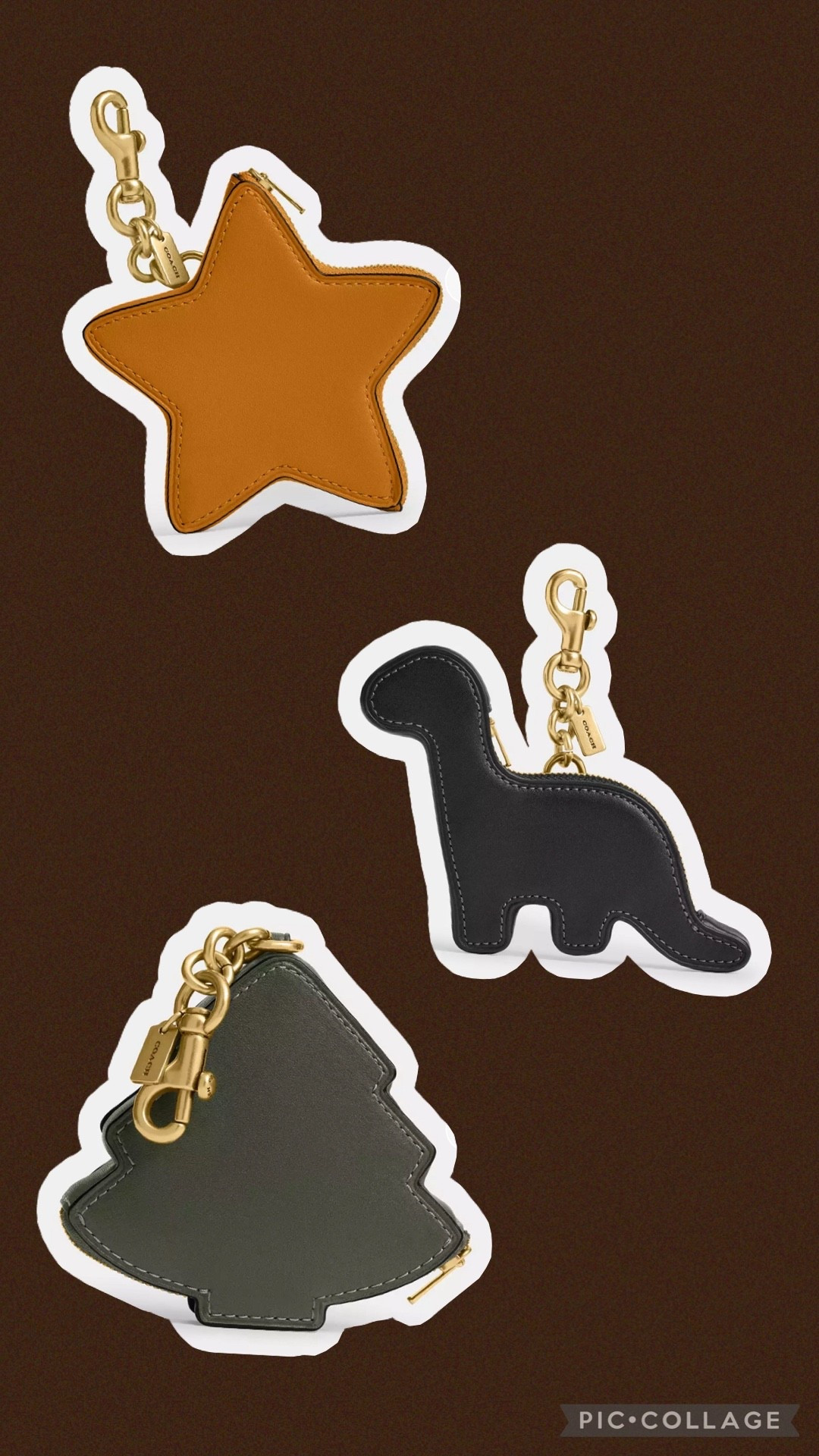 Coach has these cuties on sale right now, the Dino and Star are 40% off and the tree is 50% off! I love these because they are bag charms and double function as a coin purse. And for the Dino and Star the bag clip snaps off so it can be a true coin purse in your bag! 

#LTKGiftGuide #LTKFindsUnder100 #LTKSaleAlert