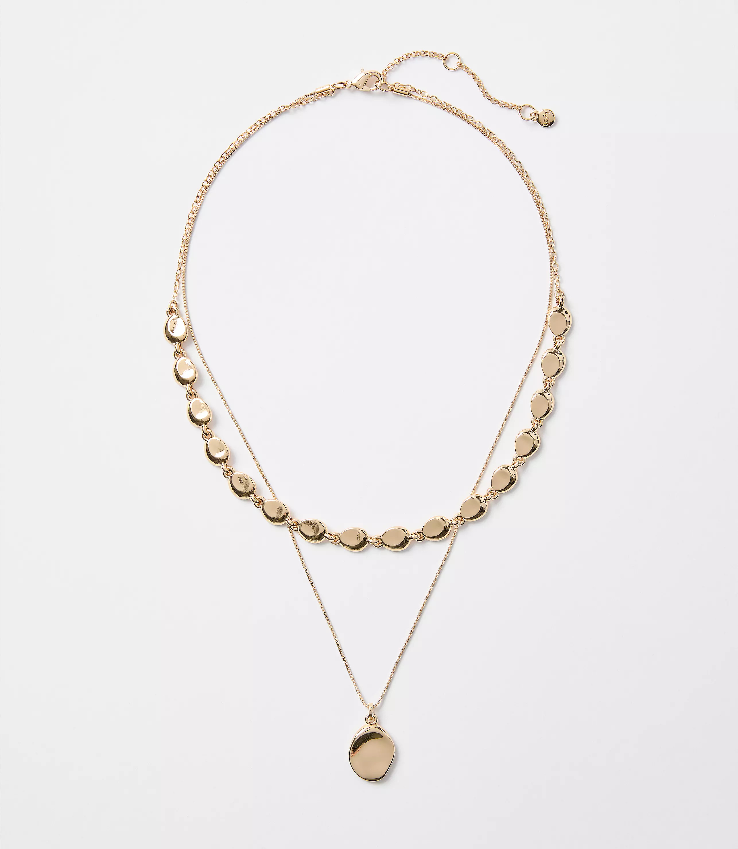 Coin Layered Statement Necklace | LOFT