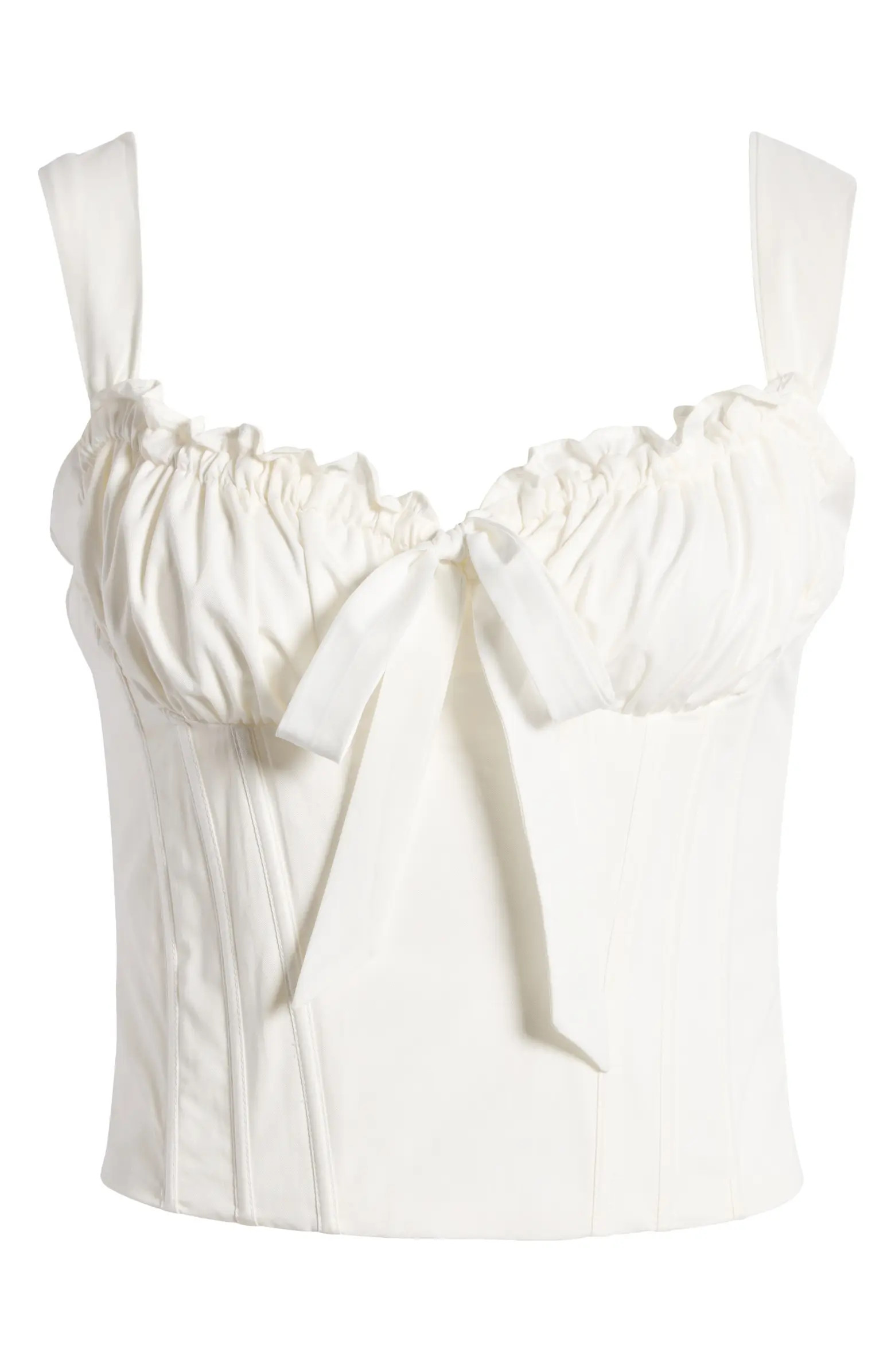 Mistress Rocks Cloud Cotton Corset Tank Top | Nordstrom | Nordstrom