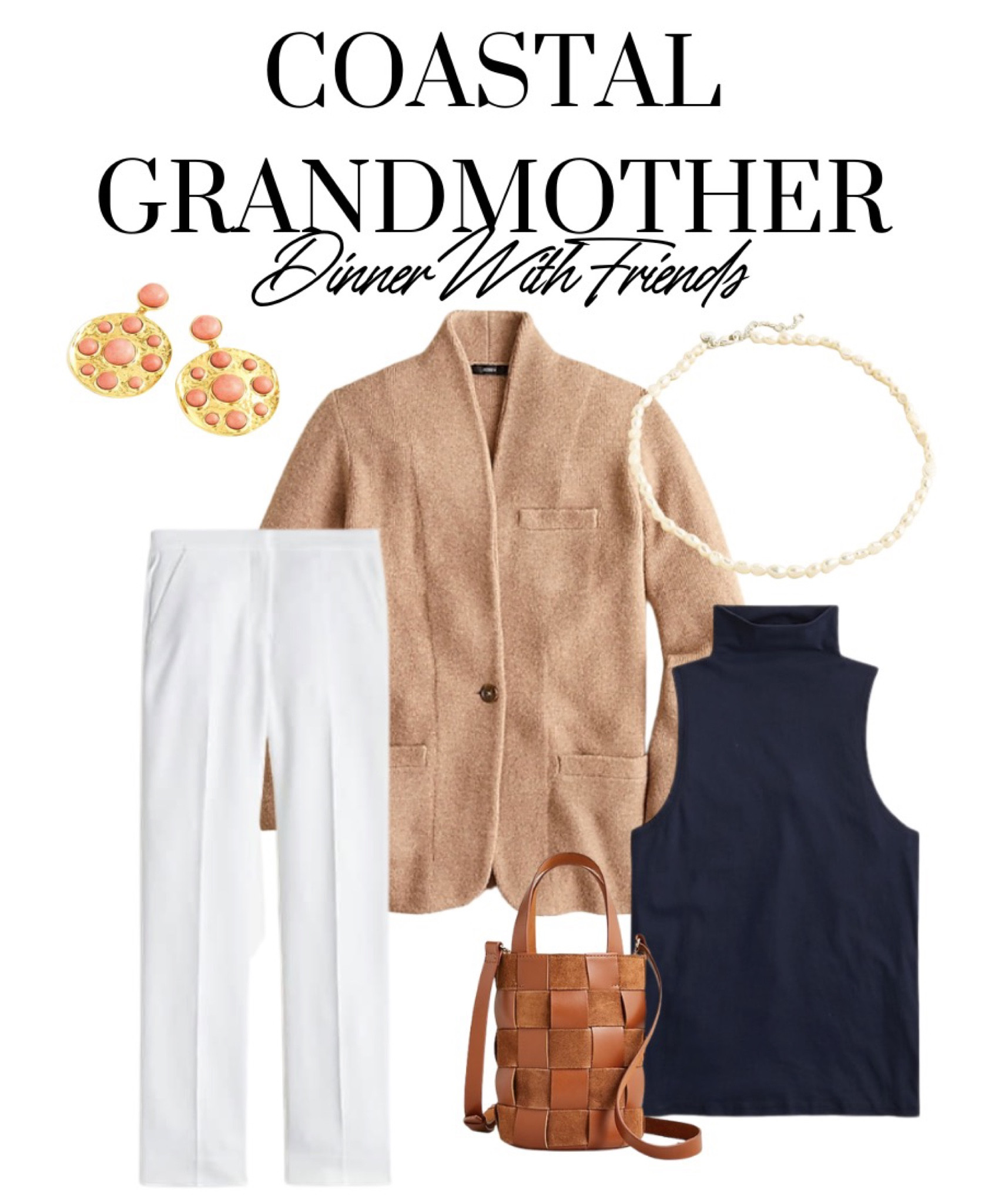 A coastal grandmother outfit for heading out to dinner with friends. Straight outta a Nancy Meyers film! #nancymeyers #coastalgrandmother #coastalgrandma #coastalchic #jcrew #coastalfall

#LTKSeasonal #LTKstyletip #LTKworkwear