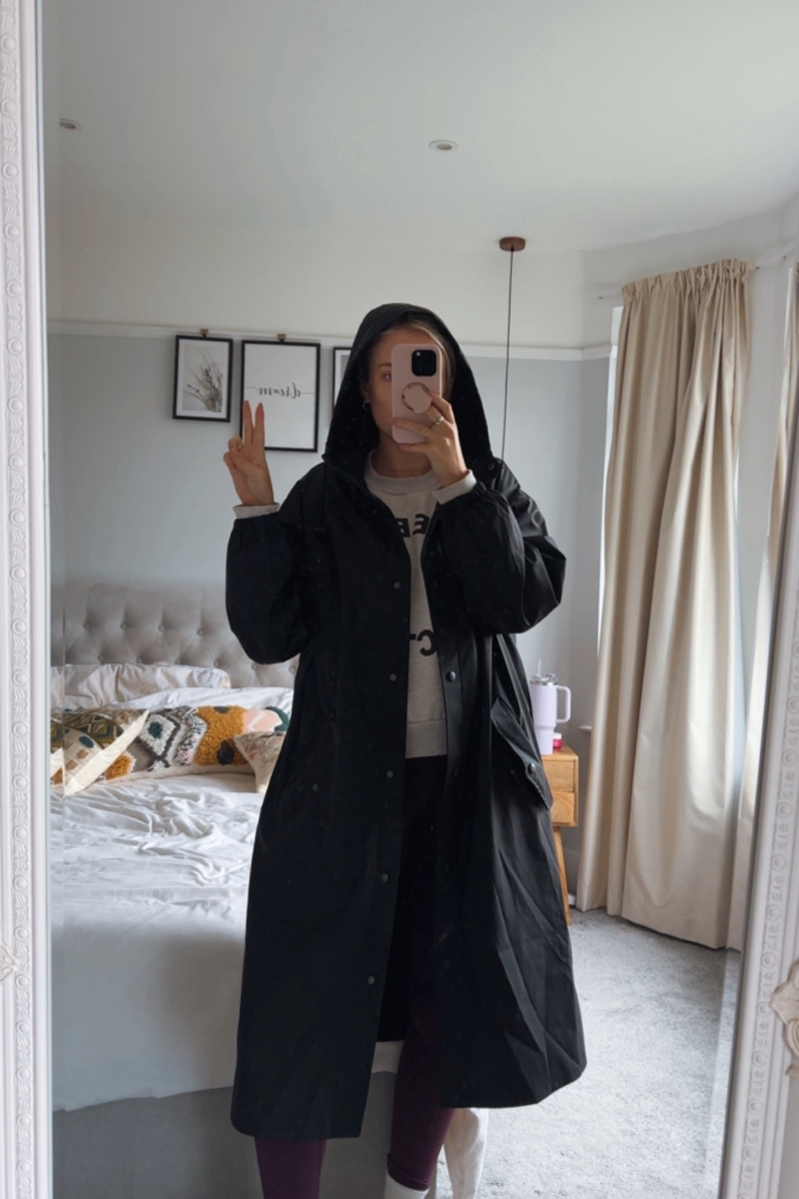 Perfect dog walking coat for this in between weather!

Waterproof coat, thin coat, dog walking coat