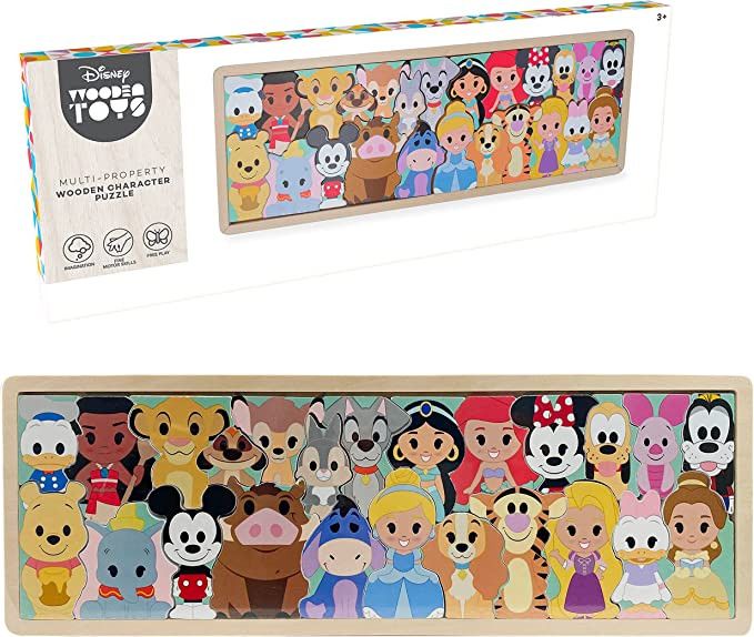 Disney Wooden Toys Character Puzzle, 25-Pieces, Amazon Exclusive, by Just Play | Amazon (US)