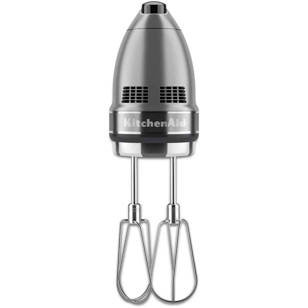 KitchenAid 7-Speed Contour Silver Hand Mixer with Beater and Whisk Attachments | The Home Depot