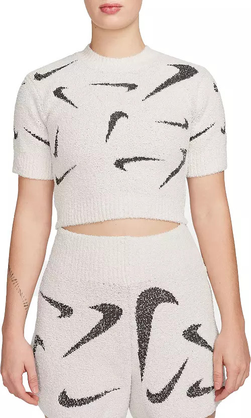 Nike Sportswear Women's Printed Knit Short Sleeve Top | Dick's Sporting Goods