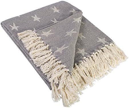 DII 4TH of July Patriotic Throw Blanket with Decorative Tassles, Use for Chair, Couch, Bed, Picni... | Amazon (US)