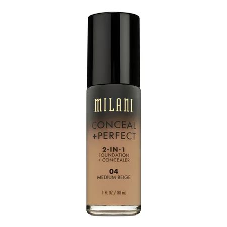 Milani Conceal + Perfect 2-in-1 Foundation + Concealer, Medium Beige | Walmart (US)