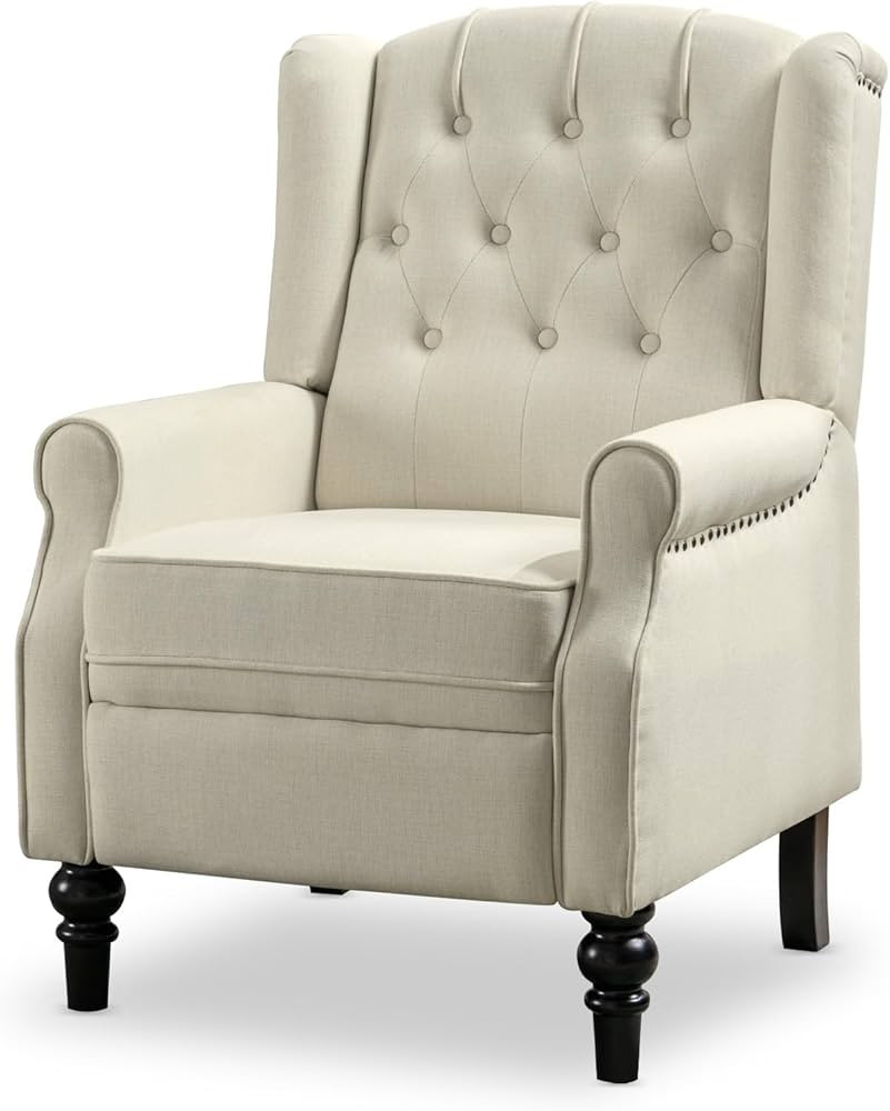 TTGIEET Recliner Chair for Living Room Vintage Winback Reclining Sofa Reading Armchair with Padde... | Amazon (US)