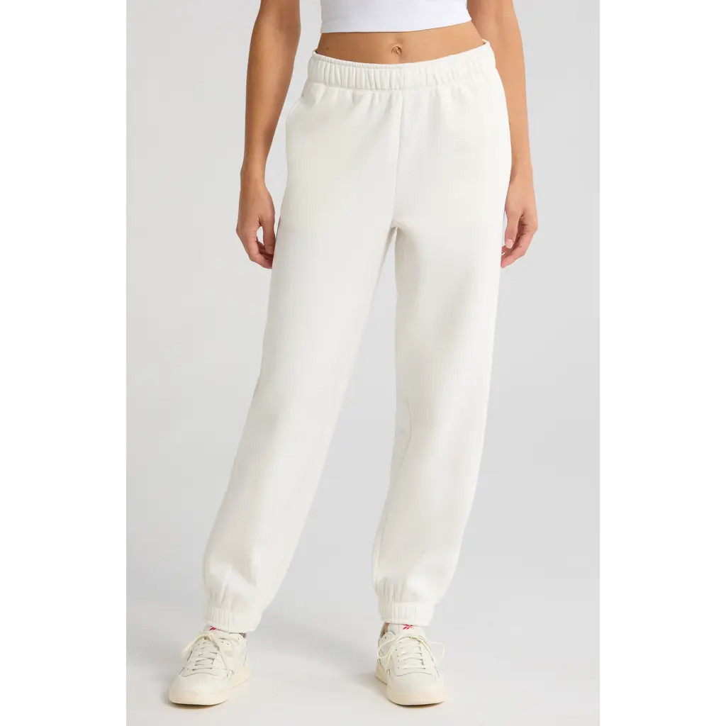 Zella Ultracozy Joggers in Ivory Egret at Nordstrom Rack, Size Large | Nordstrom Rack