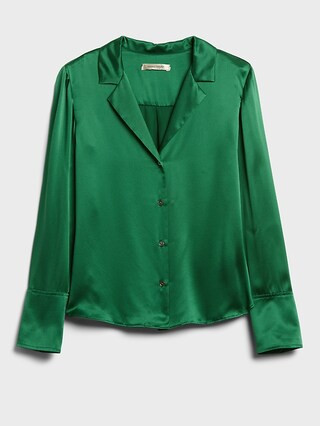Silk Resort Shirt | Banana Republic (CA)