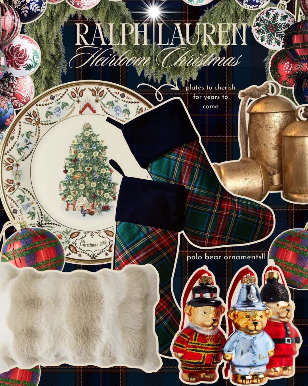 I’m loving these Christmas decor pieces inspired by Ralph Lauren this season. And can we talk about these polo bear ornaments?! Adding to cart immediately. All of these pieces are not only timeless, but great for creating that heirloom charm in your modern home. A look that feels collected and alive! 

#LTKHoliday #LTKSeasonal #LTKHome