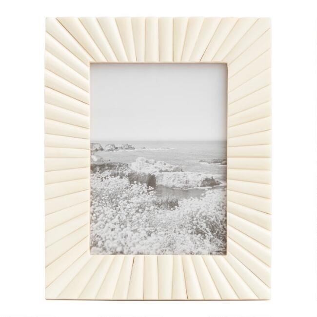 White Sunray Bone Frame | World Market