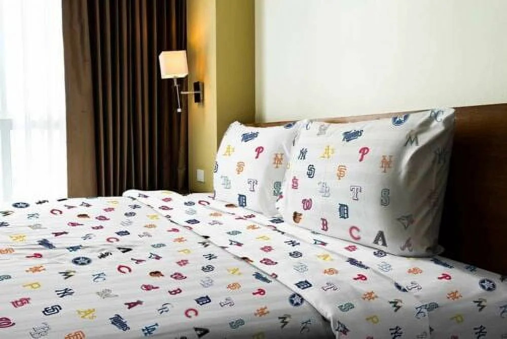 Northwest 4-Piece MLB Multi Team Logos Full Sheet Set | Walmart (US)