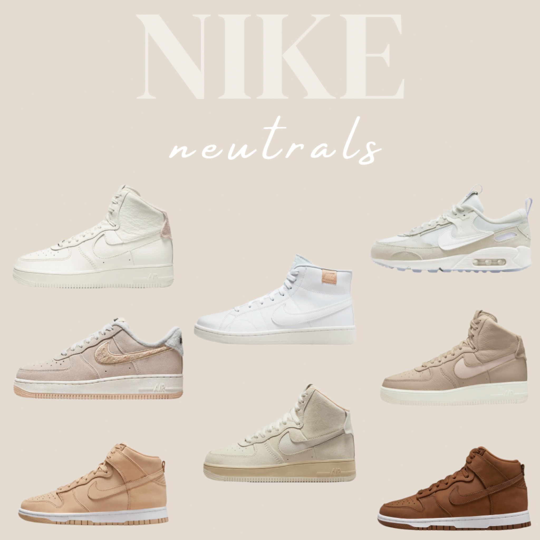 Listen Santa, I’ve been extremely good.

Hook ya girl up. 🤞🏼🫶🏼

#sneakers #trendingsneakers #neutralsneakers #nikewomenssneaker #nike #womensfashionsneaker #neutrals #giftguide #wishlist 
#hightopsneaker 

#LTKGiftGuide #LTKstyletip #LTKshoecrush