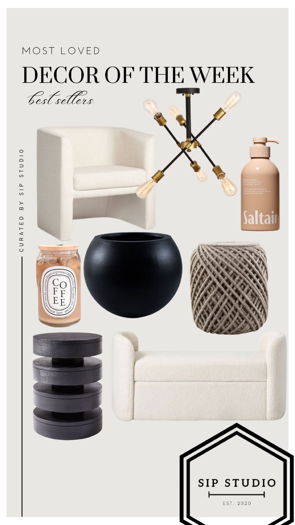 Friday favorite finds🤍 
Best sellers this 🫶🏻

#homedecor #neutraldecor #bench #accentchair #lighting #planter

#LTKstyletip #LTKhome #LTKFind