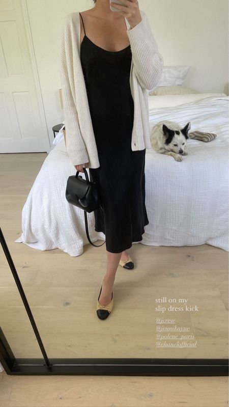Slip dress style with Jenni Kayne cardigan 🤍

#LTKFind #LTKstyletip #LTKSeasonal