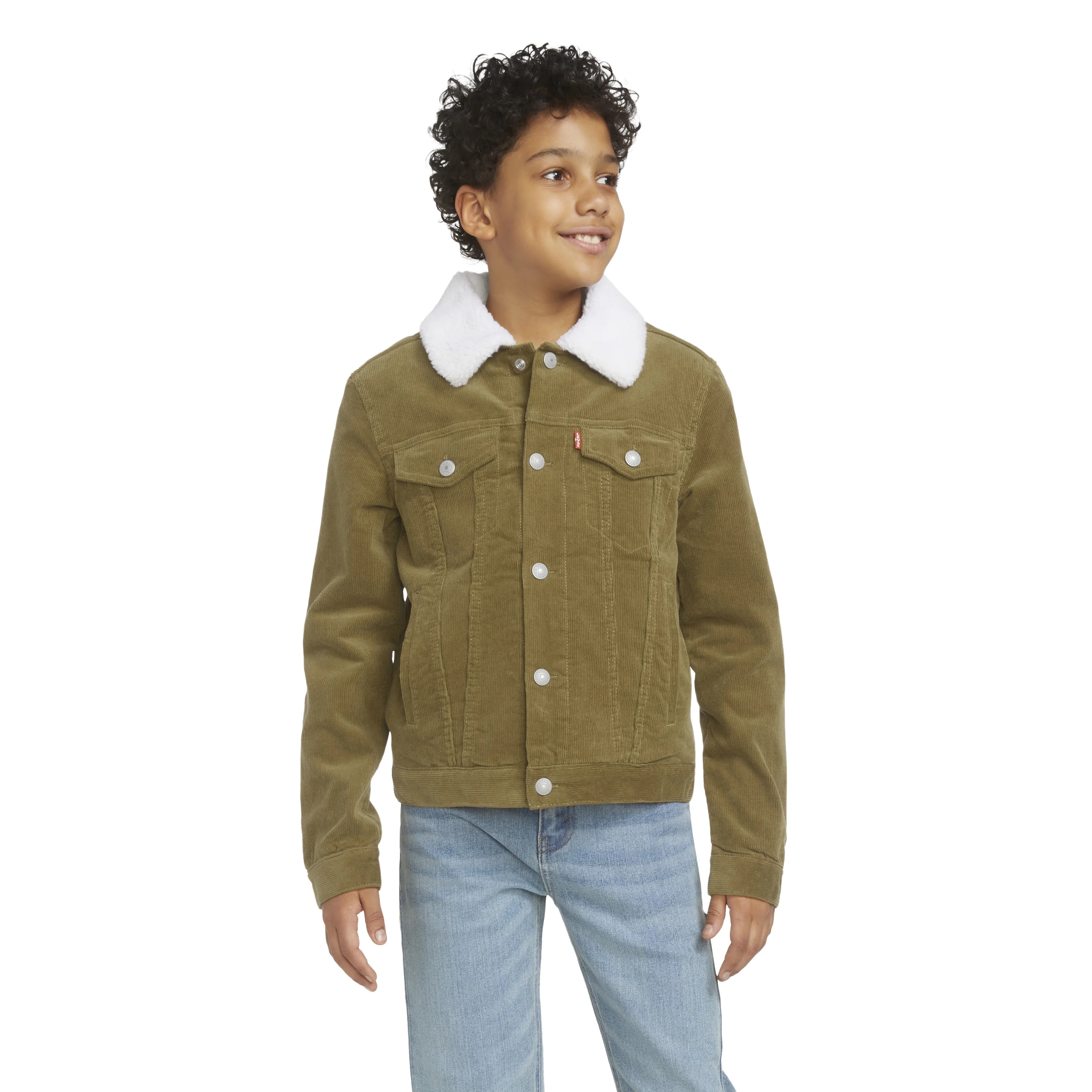 Levi's Boys Corduroy Trucker Jacket, Sizes 4-7 | Walmart (US)