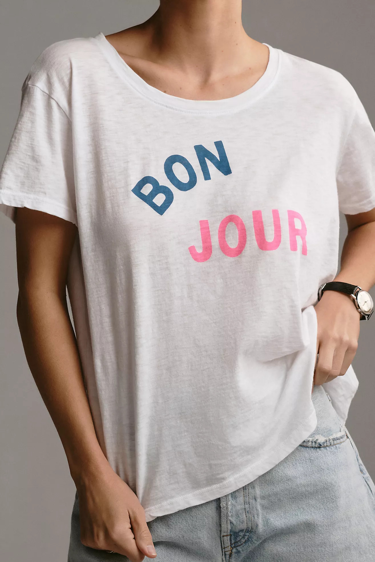 Sundry Bonjour Vintage Tee | Anthropologie (US)