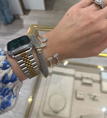 Two tone Apple Watch band
Affordable 
Gold
Silver
Amazon finds
Watch face cover
Rolex
Shop the look
Gift idea 
Kendra Scott cuff bracelet 
#LTKGiftGuide

#LTKstyletip #LTKunder50 #LTKFind