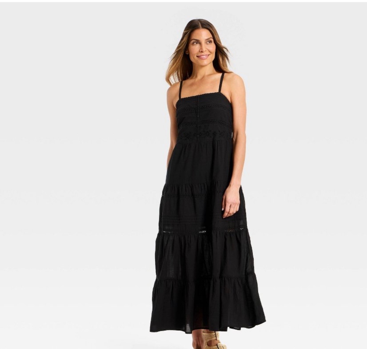 Perfect simple black dress to get now and wear into summer 

@Target 
Target style 
Spring style 

#LTKOver40 #LTKSeasonal #LTKootd