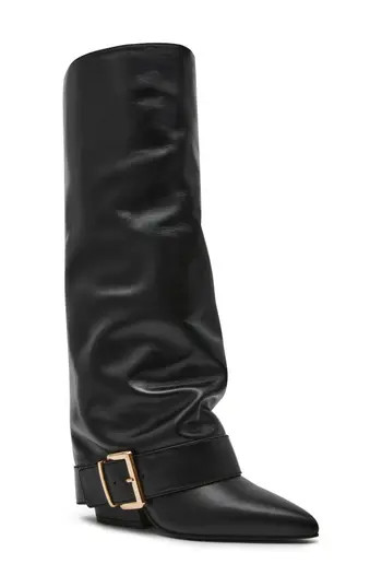 Steve Madden Illuzion Boot in Black Leather at Nordstrom Rack, Size 6 | Nordstrom Rack