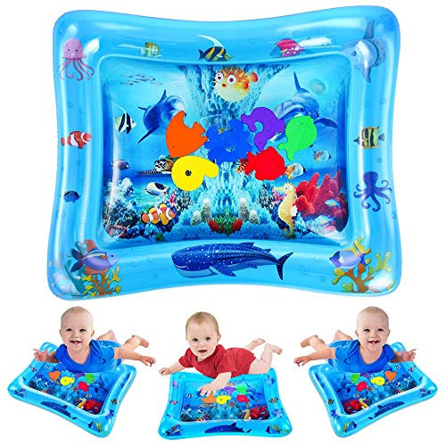 VATOS Tummy Time Baby Water Play Mat Toys for 3 6 9 Months Newborn Infant&Toddlers, Inflatable Senso | Amazon (US)