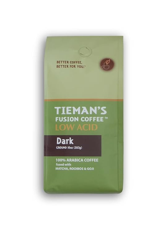 Tieman's Fusion Coffee, Low Acid Dark Roast, Ground, 10-Ounce bag | Amazon (US)