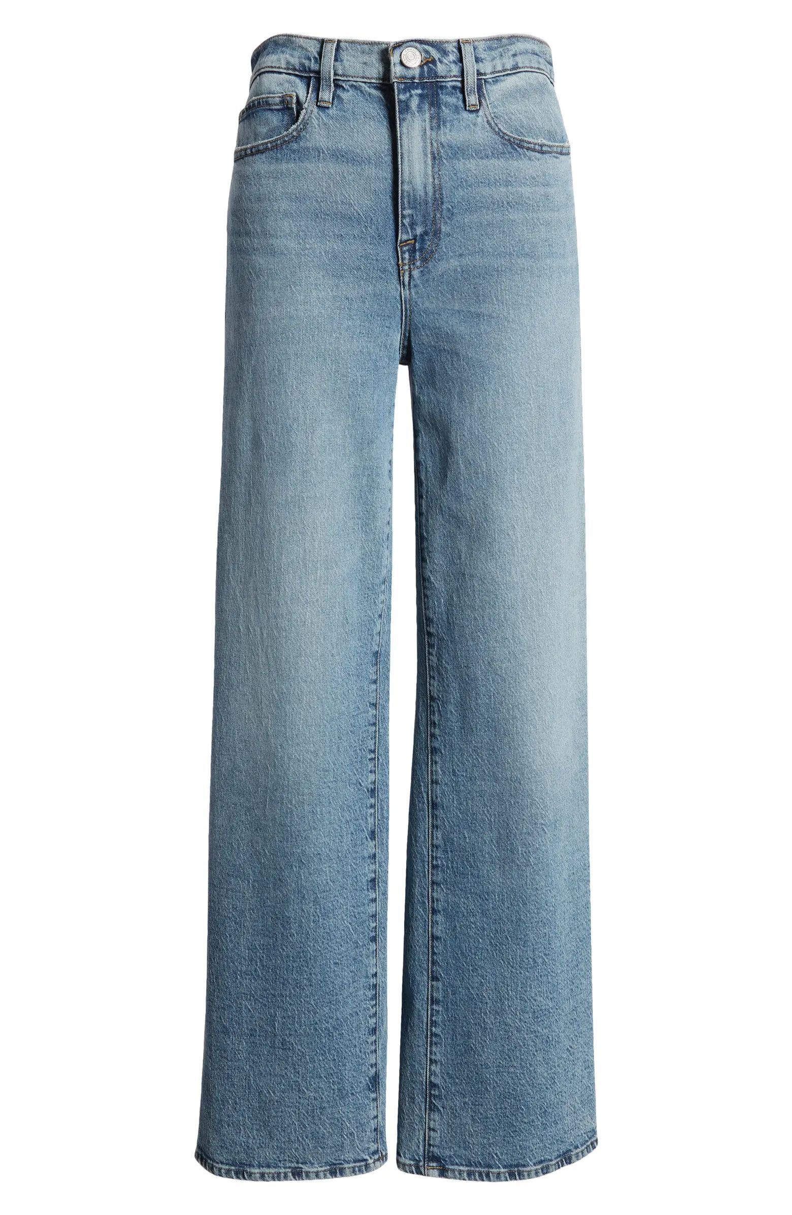 FRAME Le Jane High Waist Wide Leg Jeans | Nordstrom | Nordstrom
