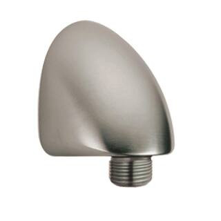 Hand Shower Wall Elbow in Lumicoat Stainless | The Home Depot