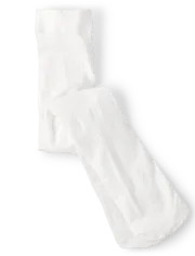 Toddler Girls Glitter Floral Microfiber Tights - simplywht | The Children's Place