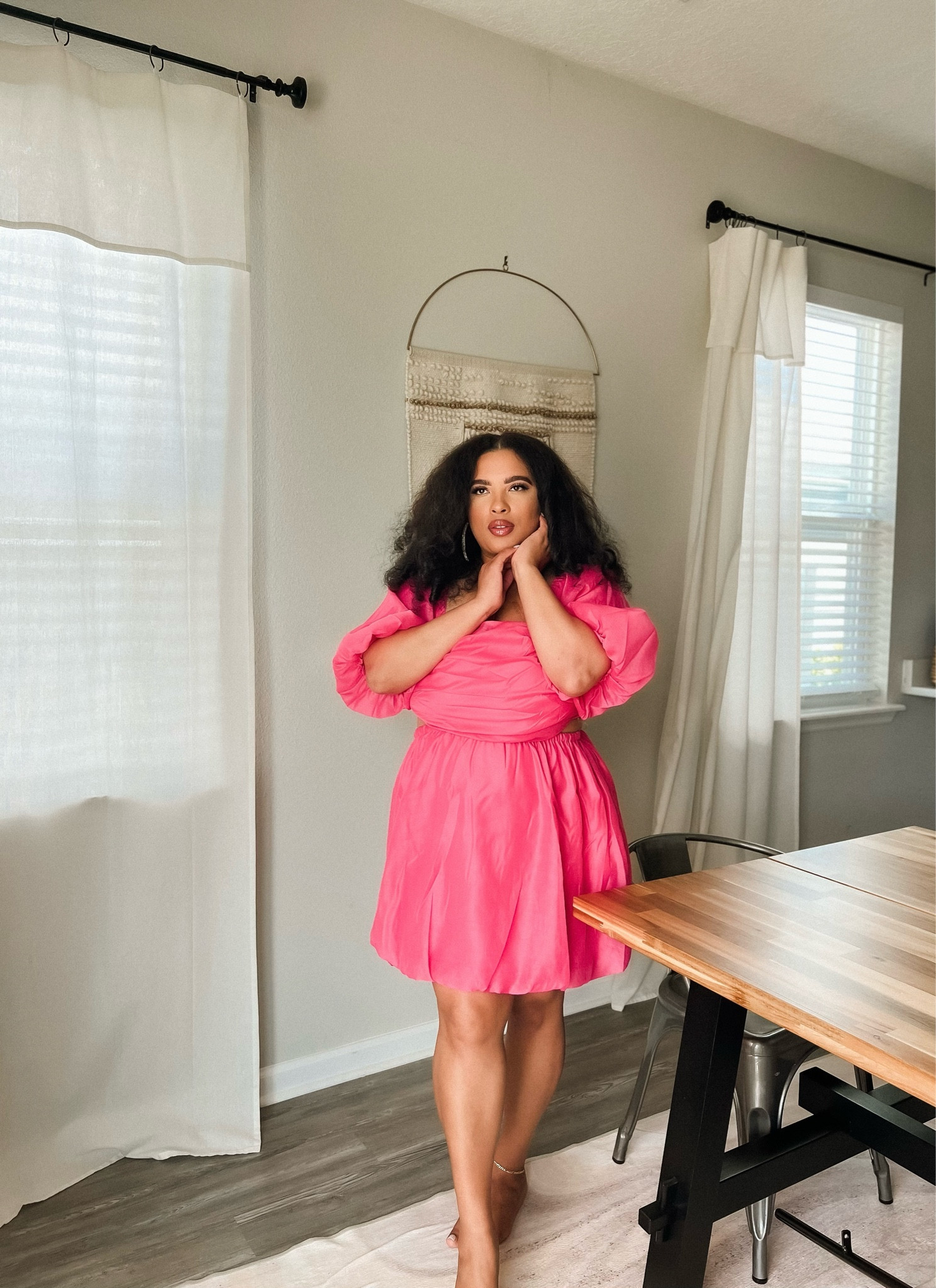 This dress caught my eye immediately and I knew then it had to be mine! The sweetest little Spring dress that also comes in Mommy & Me sizes! Grab it before it’s gone because I know it’s going to go quickly! 

I haven’t even figured out what shoes I’d wear with this but I could definitely see me frolicking barefoot in a field 🤣

I want to grab the boys coordinating shirts! It would be great for #Easter! What do you think think of this dress? 

#LTKSeasonal #LTKstyletip #LTKunder50