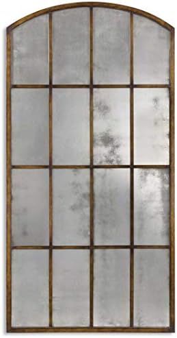Antiqued Window Arch Wall Floor Mirror XL 82" | Amazon (US)
