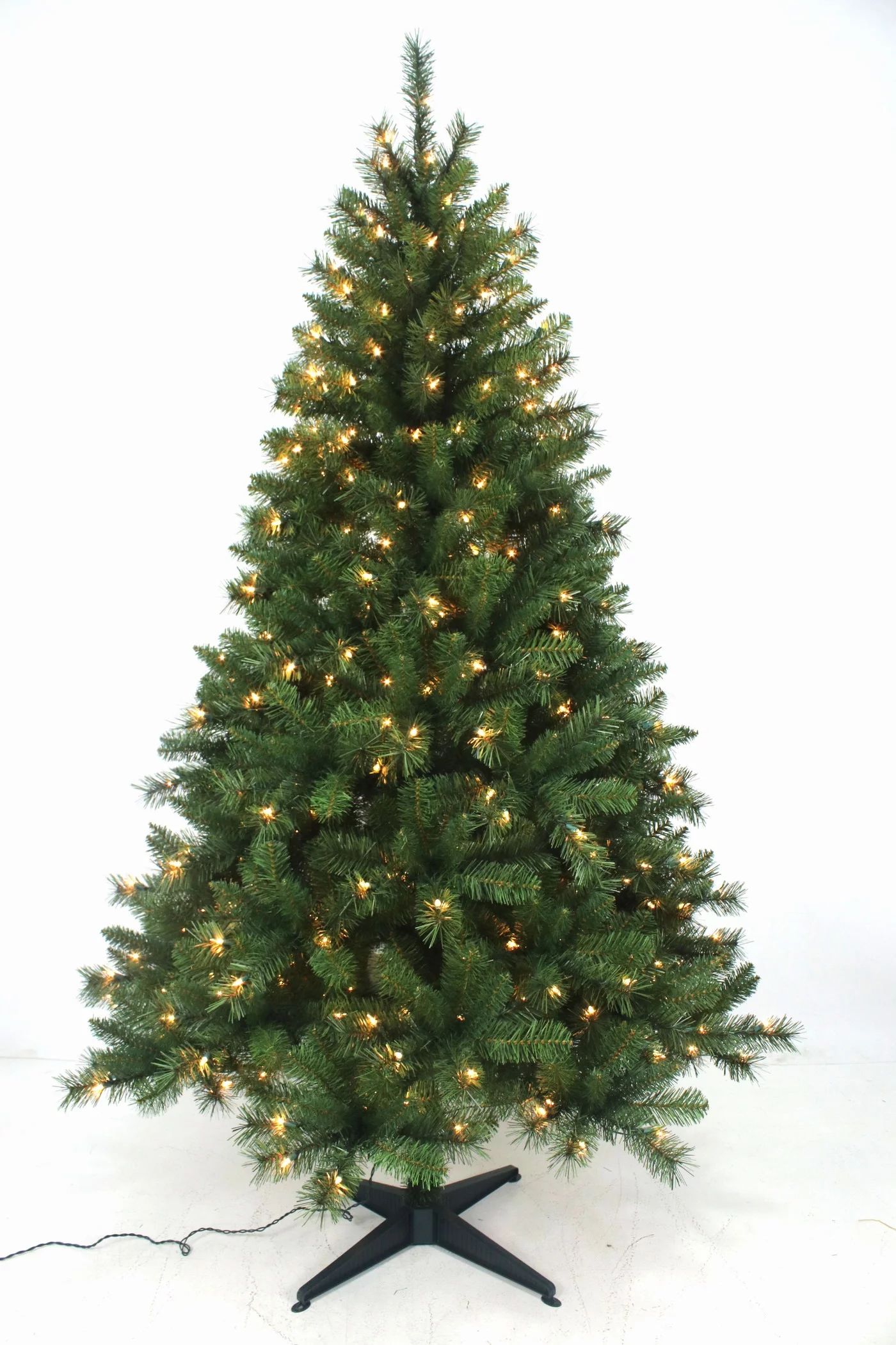 Holiday Time 6.5Ft Arlington Tree with 350 Clear Incandescent Mini Lights with Tree Top Connector... | Walmart (US)