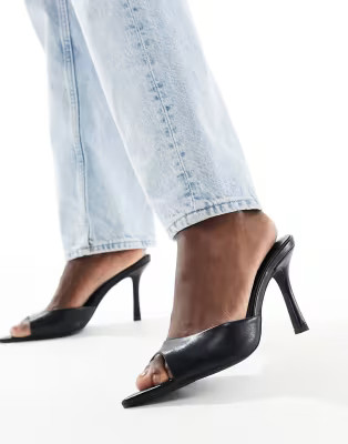 French Connection stiletto mules in black | ASOS (Global)